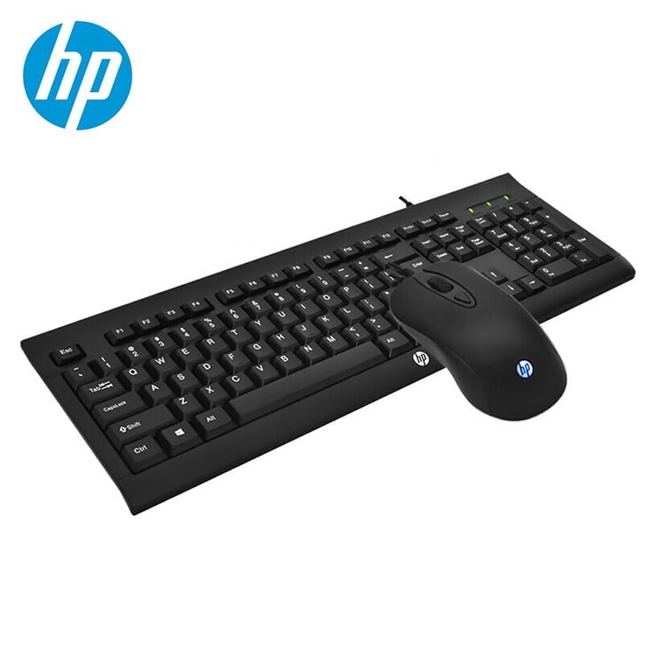 Combo Bàn Phím Và Chuột HP KM100 USB (Đen)