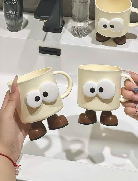 Set 2 Ly uống nước, cốc đánh răng  xinh xinh