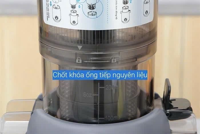 Máy ép chậm Rapido cổ to công suất siêu khỏe