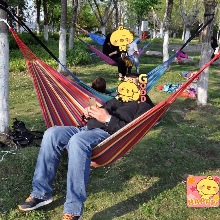 🛶🛶🛶Võng Du Lịch Sợi Đan 160x70 cm