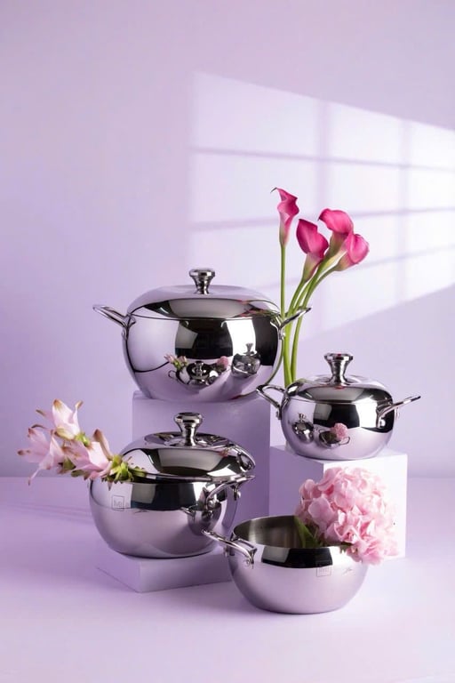 Nồi inox Fivestar 3 lớp inox 304 dáng quả táo 🍎 đun từ.