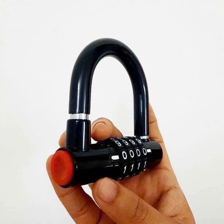 Ổ khoá chữ U chống trộm 4 mã số