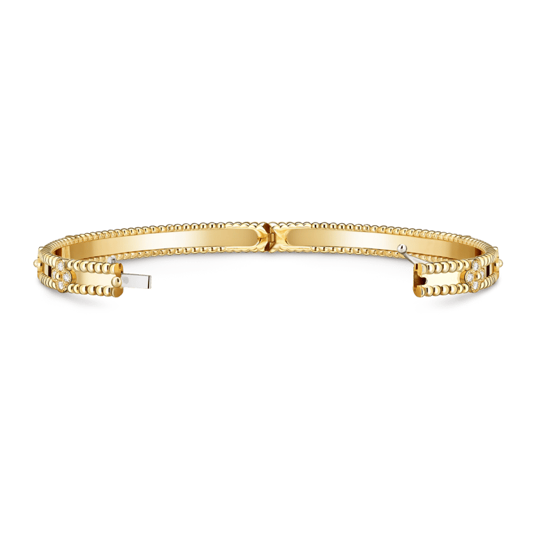 Perlée clovers bracelet, medium model (bản nhỏ)