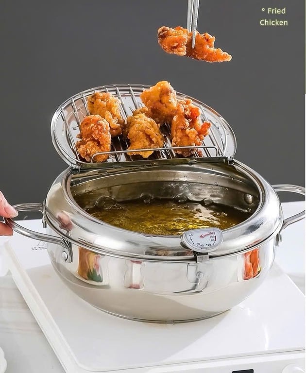 Nồi chiên ngập dầu Fryer Pot 2.2 lít và 3.4lít