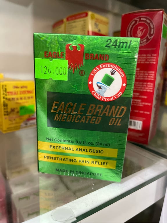 Dầu 2 nắp ó xịn c/24ml