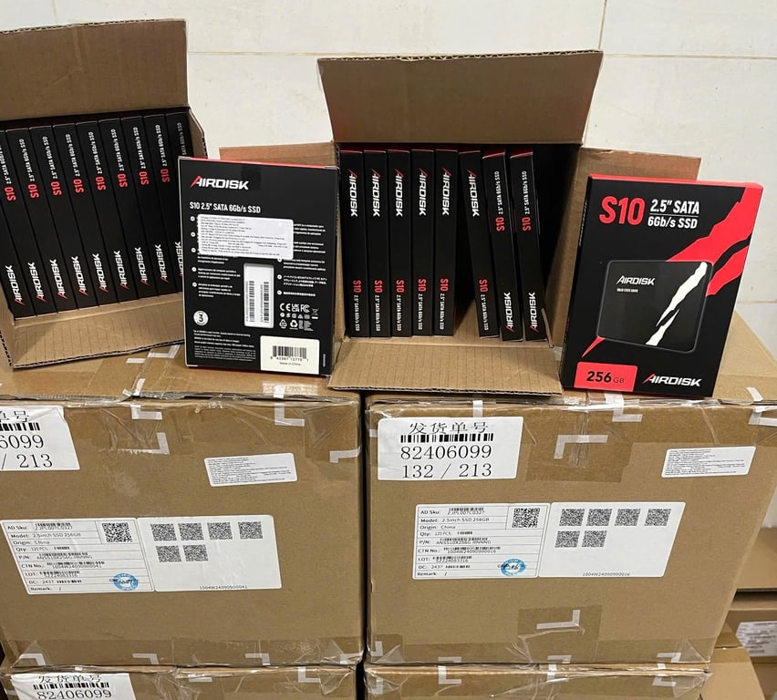 Ổ Cứng Máy Tính SSD Airdisk P10 M.2 2280 PCIe Gen 3x4 NVMe 256GB - (ANMP10X256GRNNNG)