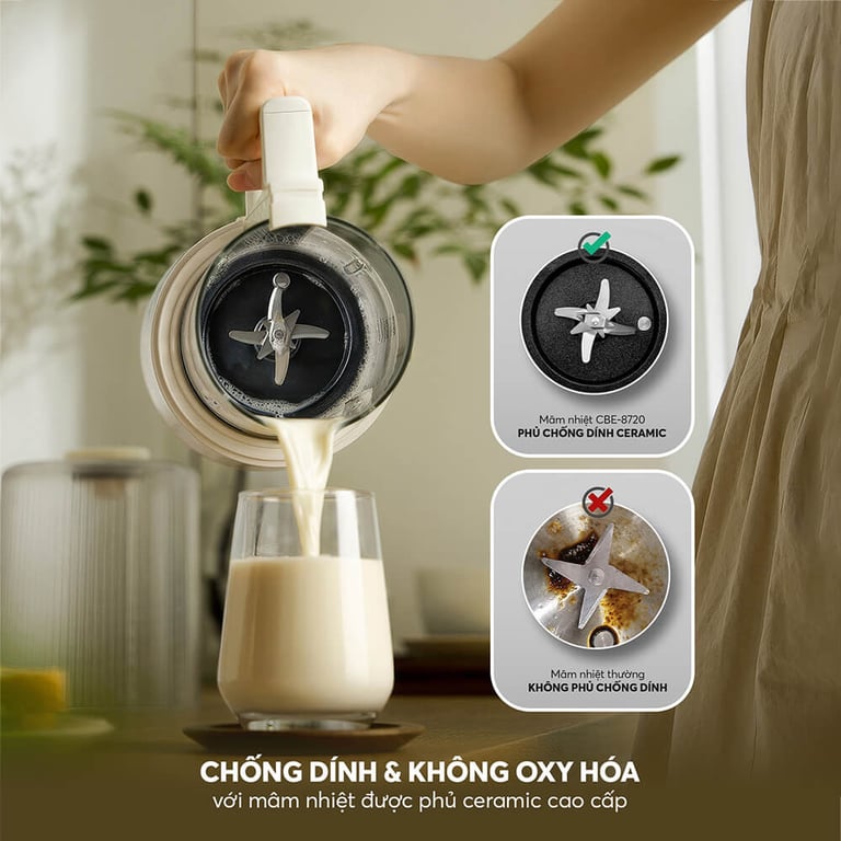 MÁY LÀM SỮA HẠT ELMICH 8720