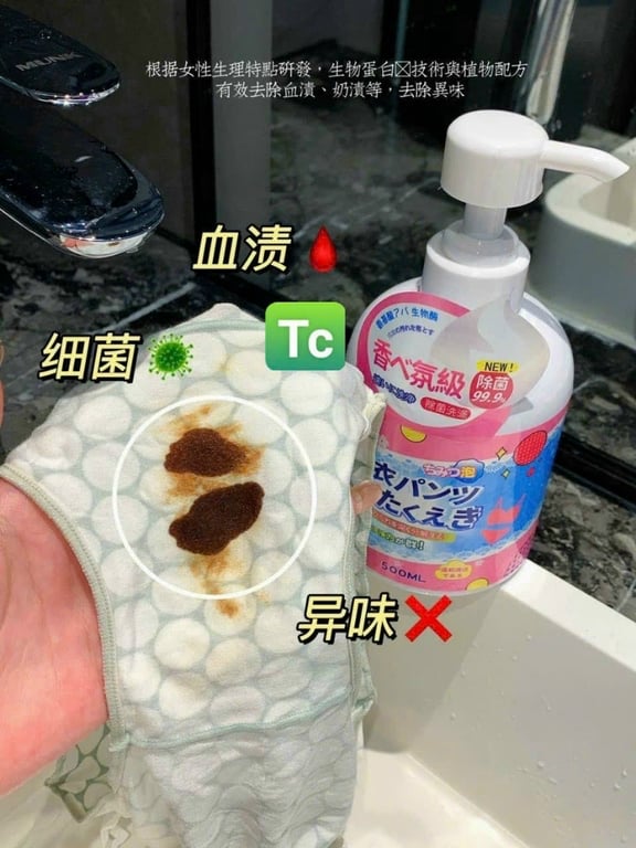 XÀ PHÒNG GIẶT ĐỒ LÓT XUẤT NHẬT