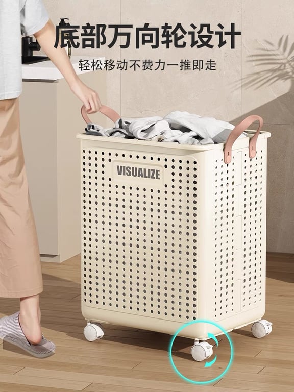 KLD38 - GIỎ ĐỂ ĐỒ CÓ BÁNH XE SIÊU XINH