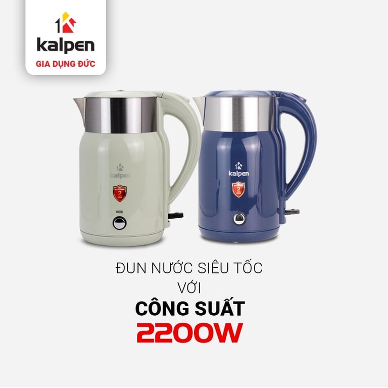 ẤM ĐUN NƯỚC SIÊU TỐC KALPEN KK68