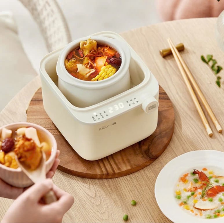 Nồi nấu chậm Bear DDZ-A08W7 0.8L