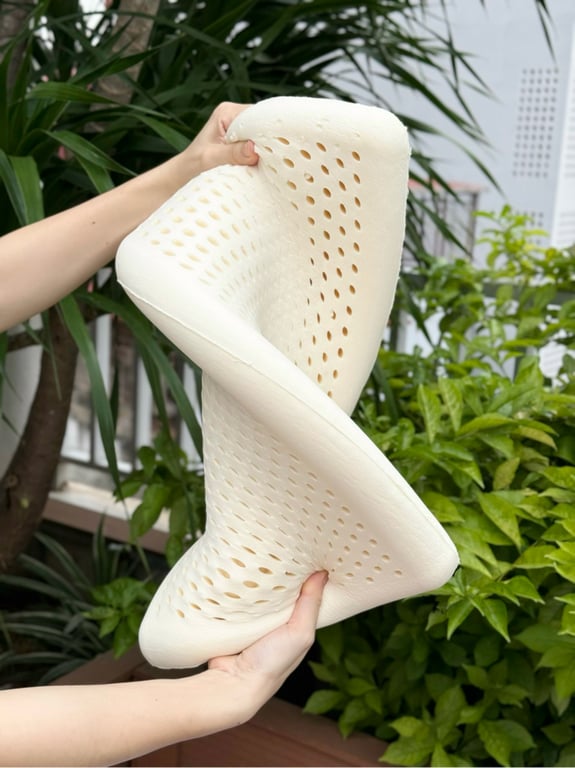 GỐI CAO SU DÁNG THẤP