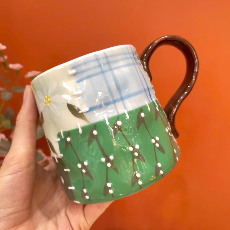 Cốc sứ vẽ tay JoyHome 2025