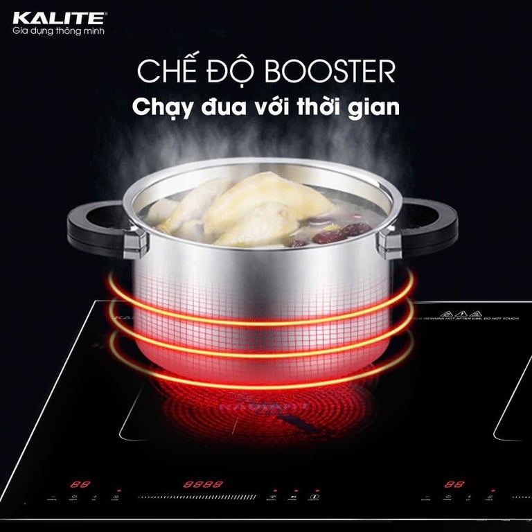 Bếp từ đôi Kalite KL3800 công suất 4000W