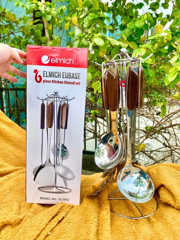 BỘ DỤNG CỤ NHÀ BẾP ELMICH EUBASE 7 MÓN EL3853