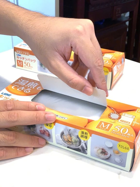 Set 50 túi nilon bảo quản thực phẩm - hàng Nhật