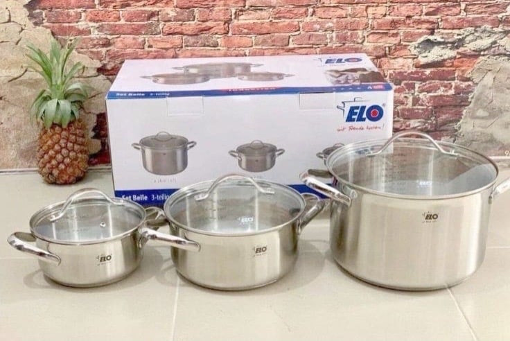 🇩🇪 Bộ nồi Elo Belle 3 món - made in Germany