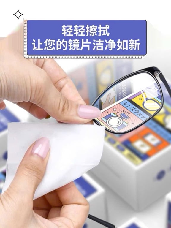 Giấy lau kính dùng 1 lần