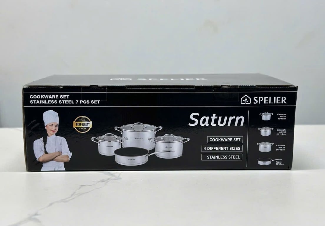 BỘ NỒI INOX 304 SPELIER VENUS – 4 MÓN XỊN XÒ