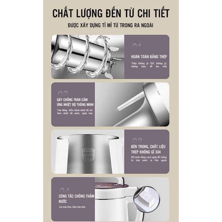 MÁY LÀM SỮA HẠT SEKA LM-D28 1.8L