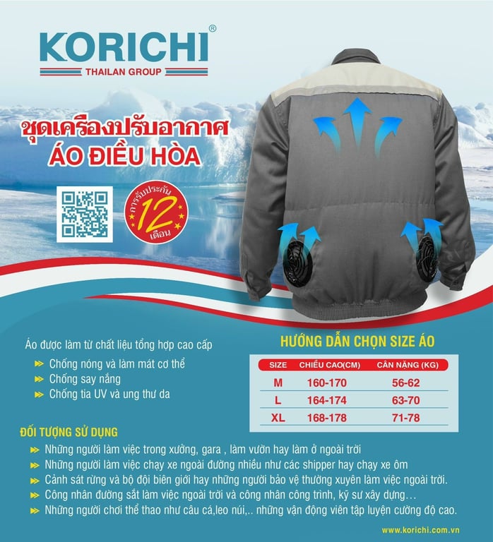 Áo điều hoà Korichi KRC-6336