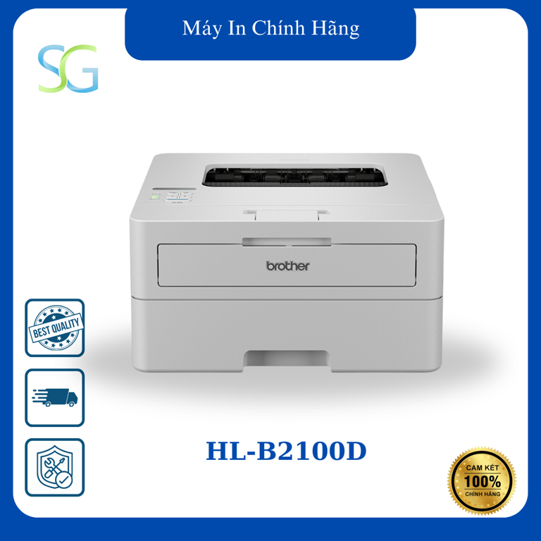 Máy In Laser Trắng Đen Đơn Năng Brother HL B2100D (In Đảo Mặt/ A4/ USB)