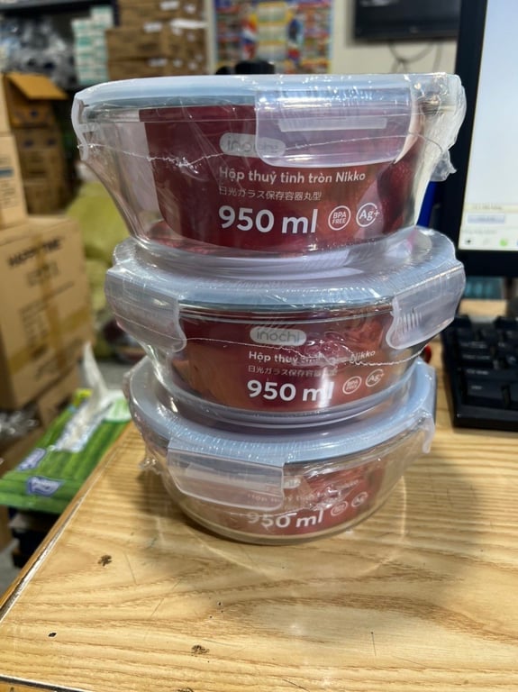HỘP THỦY TINH NIKKO 950ML