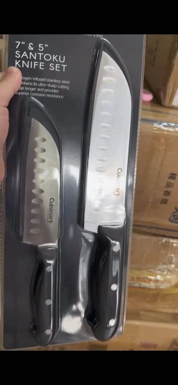 SET 2 DAO LÀM BẾP 5inch + 7inch nhà Cuisinats bao AUTH