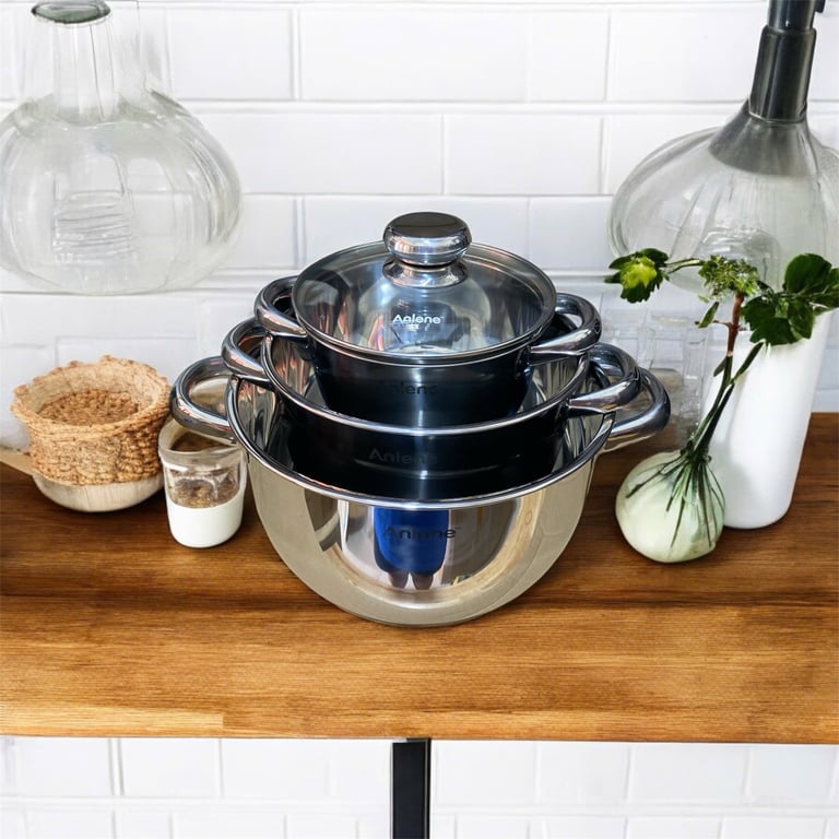 BỘ 3 NỒI INOX - HÀNG QUÀ TẶNG CAO CẤP CỦA ENSURE