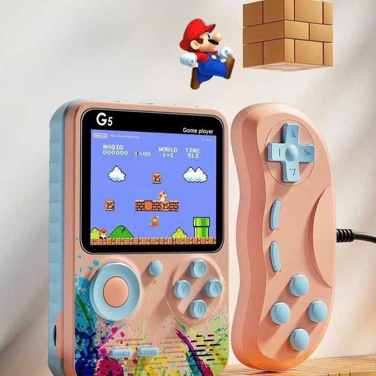 Máy chơi game cầm tay với hơn 500 trò chơi👏