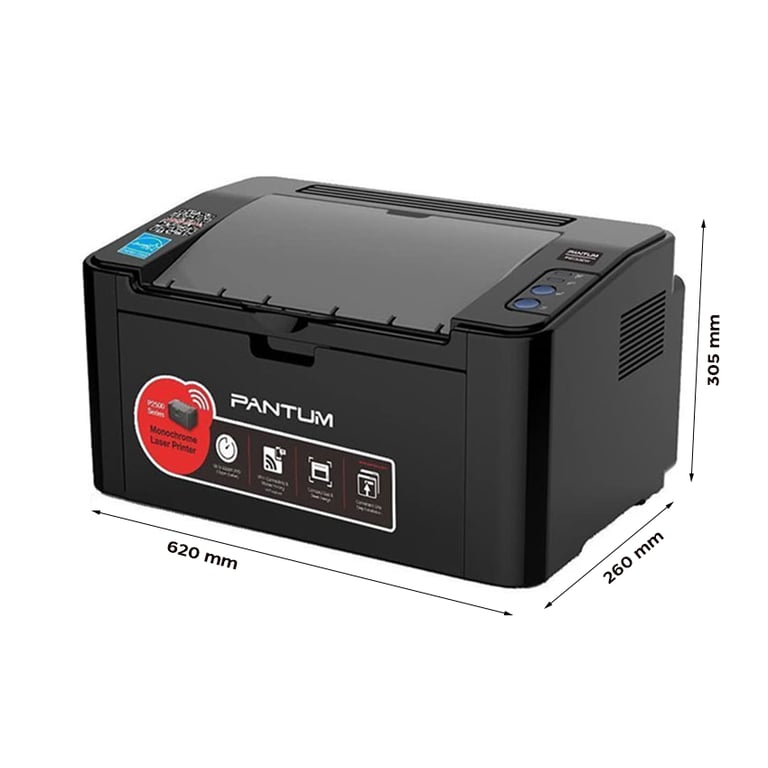 Máy In Laser Trắng Đen Đơn Năng Pantum P2505W (A4/ In/ USB/ WIFI)