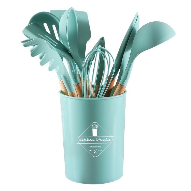 BỘ DỤNG CỤ NHÀ BẾP SILICON 14 MÓN