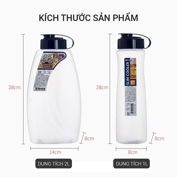 BÌNH NƯỚC NHỰA CAO CẤP NHẬT BẢN NAKAYA