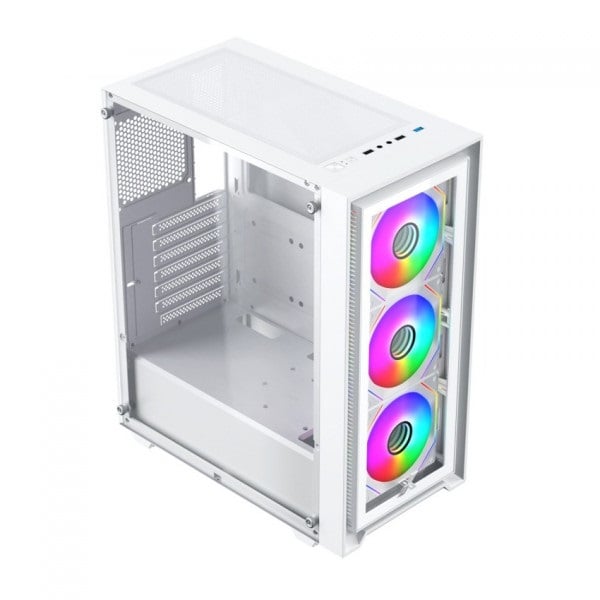 Case Máy Tính Xigmatek Gaming Fly II 3GF Arctic (EN44670) Trắng | ATX | Sẵn 3 Fan