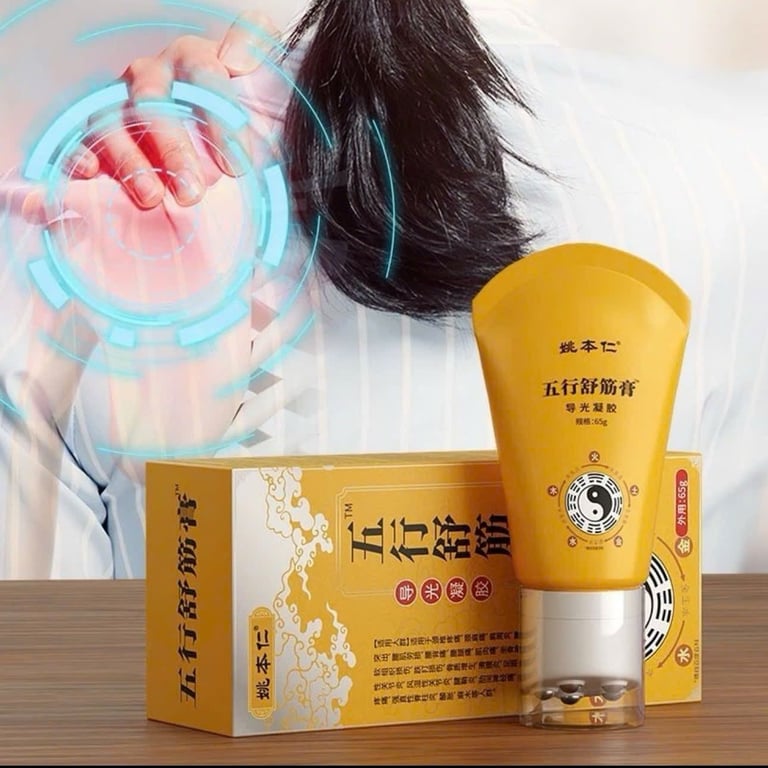 Cao Nóng Xoa Bóp Giảm Đau Nhức Xương Khớp - Dạng Lăn Masage 5 Viên Bi Ngũ Hành