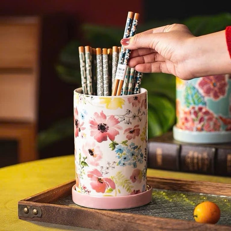 Lọ cắm đũa, cắm bút, cắm hoa, cắm cọ trang điểm….xinh xỉu