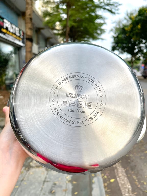 NỒI LẺ INOX 3 LỚP LIỀN KHỐI KALPEN KAZLER 18 20 24 30cm
