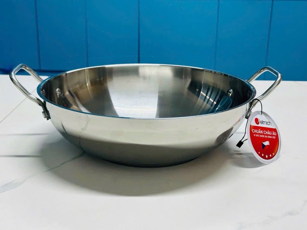 EL2850 - Chảo xào inox Elmich, size 32cm