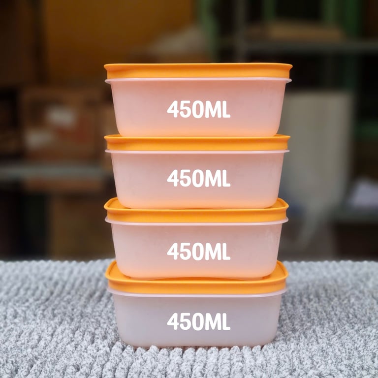Set 4 Đông dẻo 450ml tupperware