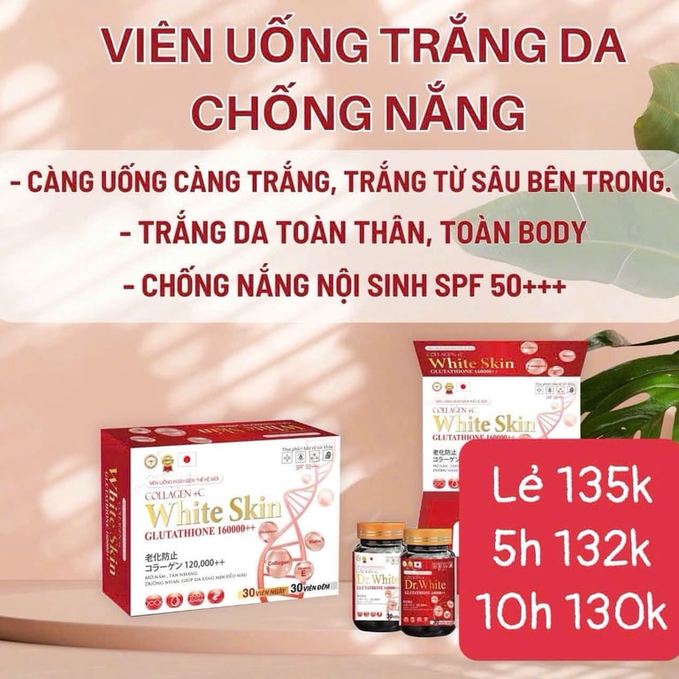 Trắng da collagen thế hệ mới h/60v