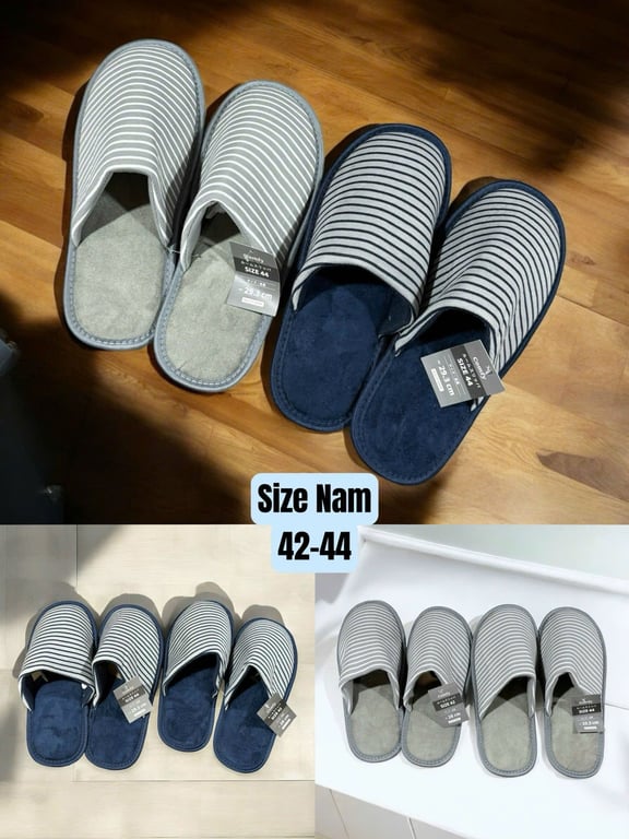 Dép ấm chân đi trong nhà đế nhựa Comfy Nhật Bản