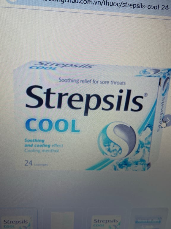Strepsil bạc hà nhỏ h/24v