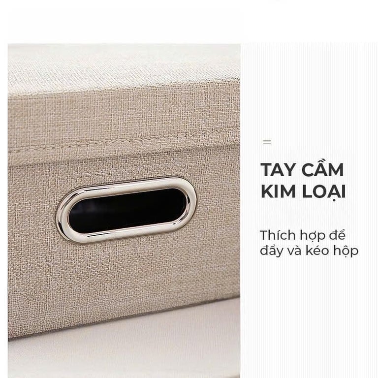 HỘP ĐỰNG QUẦN ÁO CÓ NẮP ĐẬY GHA503 40L