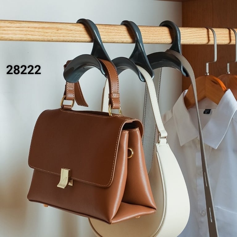 COMBO 10 CHIẾC MÓC TREO TÚI, KHĂN GIỮ DÁNG ĐA NĂNG