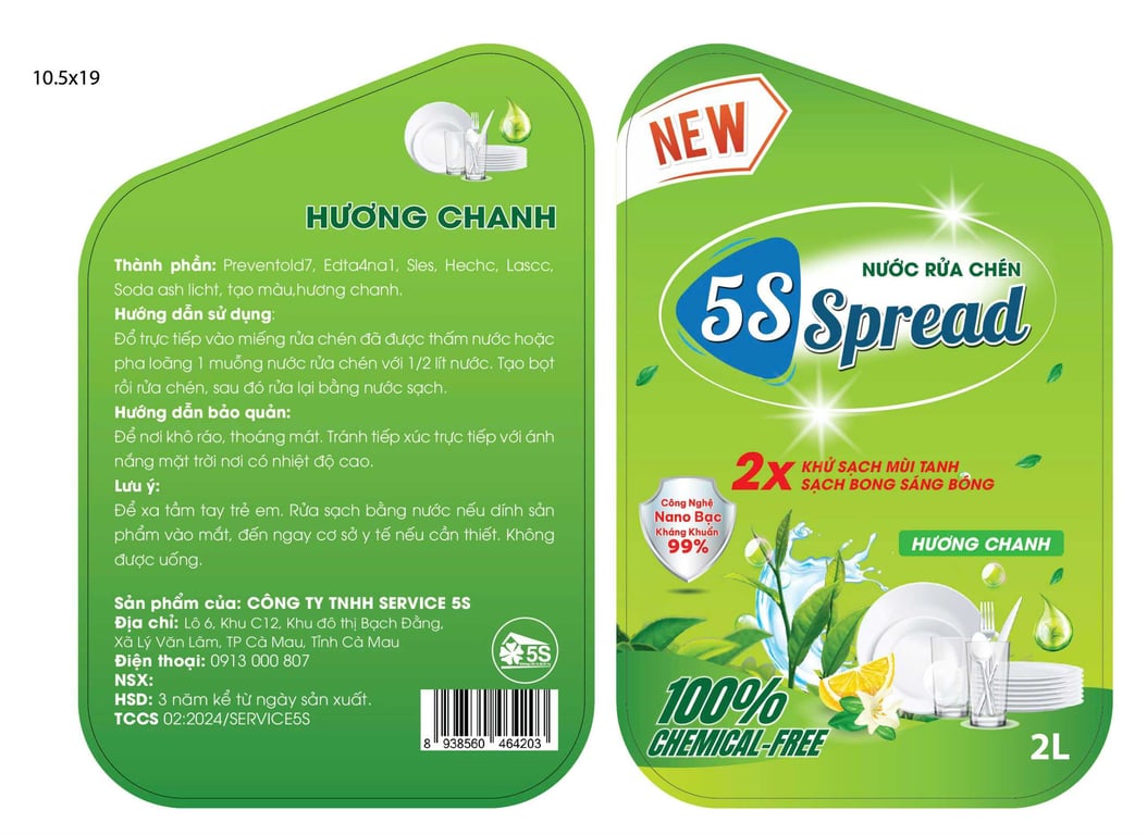 Nước Rửa chén Hương Chanh
