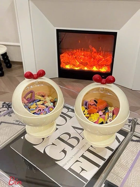 Hộp đựng đồ , phụ kiện đa năng có nắp để bàn siêu xinh