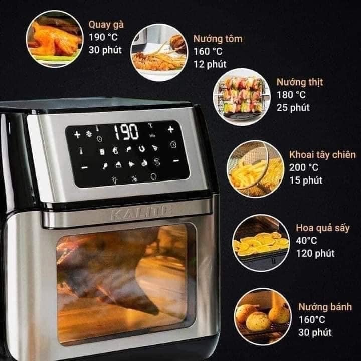 Nồi chiên không dầu Kalite Q10 10 lít