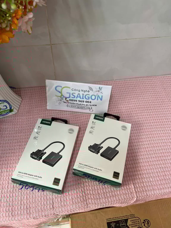 Cáp Chuyển Đổi VGA Sang HDMI+Audio 1080P@60Hz Ugreen 50945
