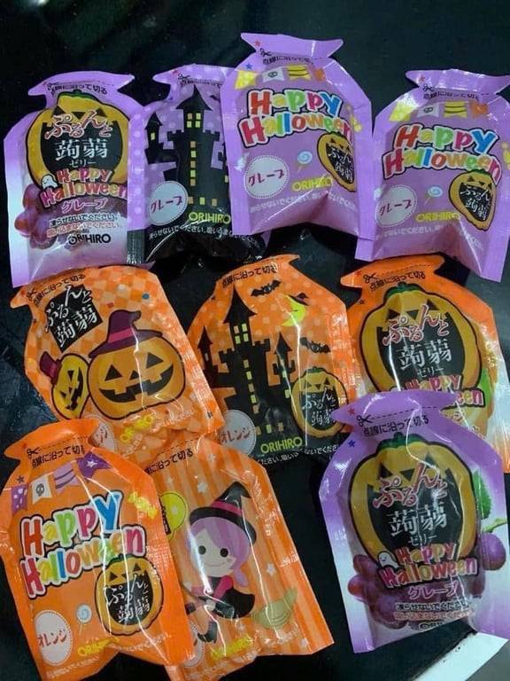THẠCH ORIHIRO NHẬT BẢN PHIÊN BẢN HALLOWEEN - GÓI TO 240GR  - 12 GÓI NHỎ