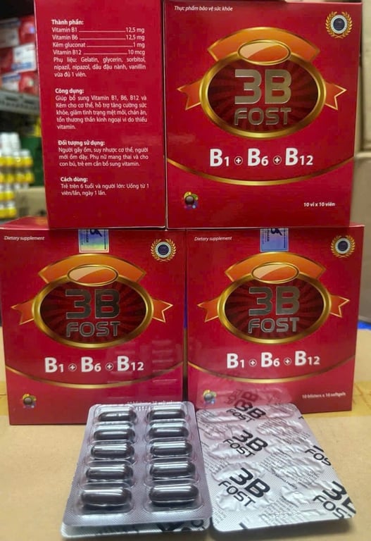 3b fost mẫu đỏ nang mềm h/100v